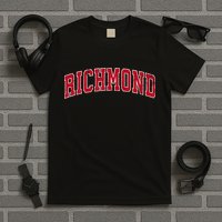 Richmond Virginia VA Vintage Sports Design Red Design T-Shirt