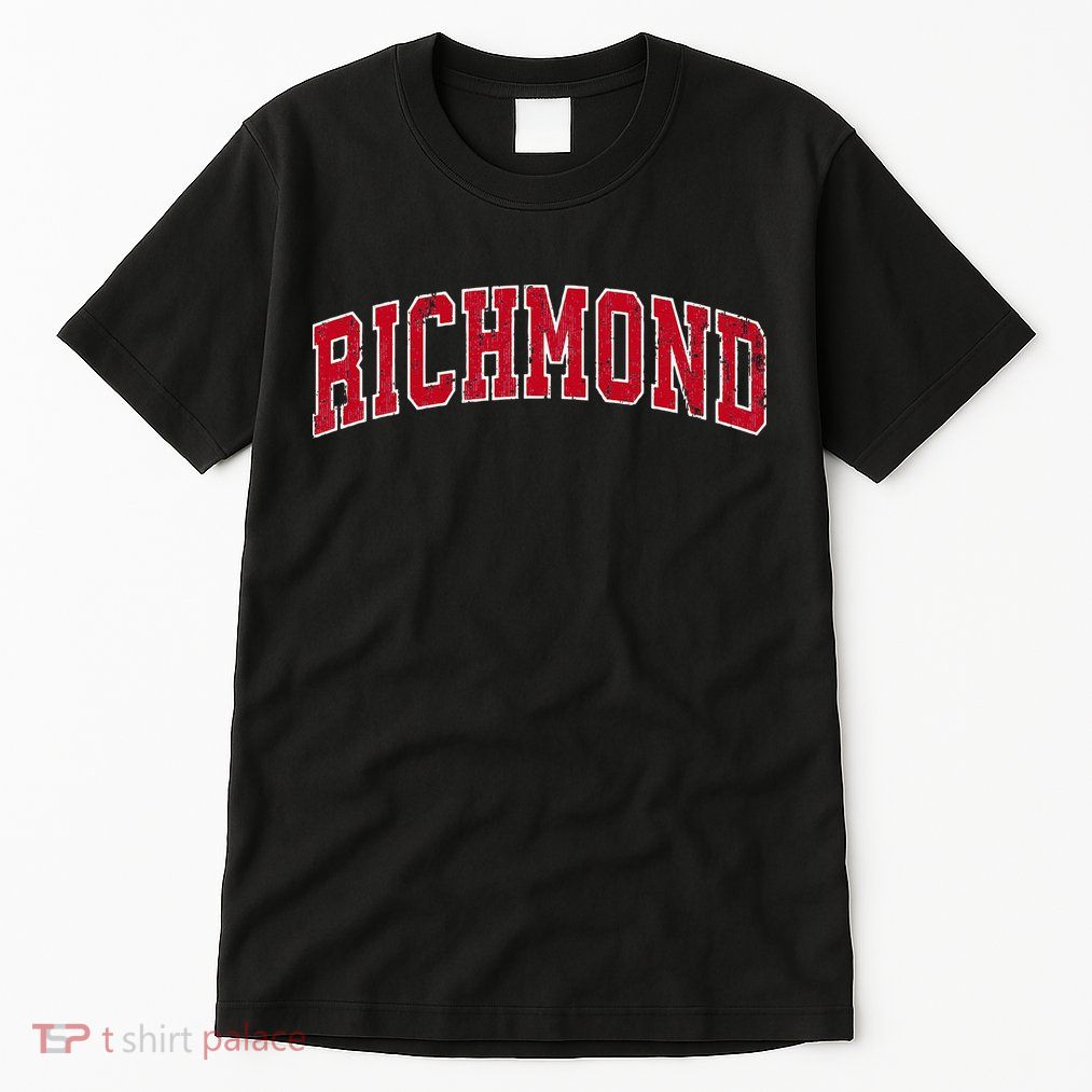 Richmond Virginia VA Vintage Sports Design Red Design Tall T-Shirt