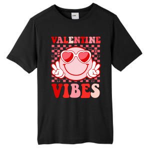 Retro Valentine Vibes Hippie Heart Valentines Day Tall Fusion ChromaSoft Performance T-Shirt