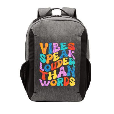 Retro Vintage Vibes Speak Louder Than Words Vector Backpack