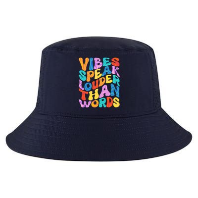Retro Vintage Vibes Speak Louder Than Words Cool Comfort Performance Bucket Hat