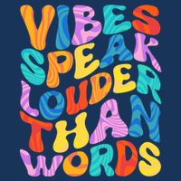 Retro Vintage Vibes Speak Louder Than Words 16 in Basic Backpack