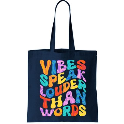Retro Vintage Vibes Speak Louder Than Words Bag