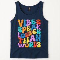 Retro Vintage Vibes Speak Louder Than Words Tank Top
