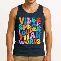 Retro Vintage Vibes Speak Louder Than Words Tank Top
