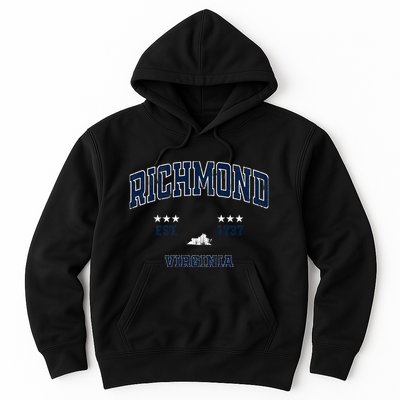 Richmond Virginia Vintage Athletic Sports Souvenir Hoodie