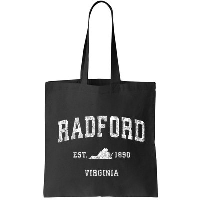 Radford Virginia Va Vintage Athletic Sports Bag
