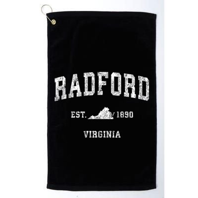 Radford Virginia Va Vintage Athletic Sports Golf Towel