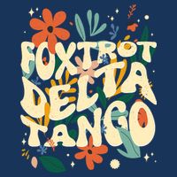 Retro VintageFlowers Vintage Foxtrot Delta Tango Yupoong Adult 5-Panel Trucker Hat