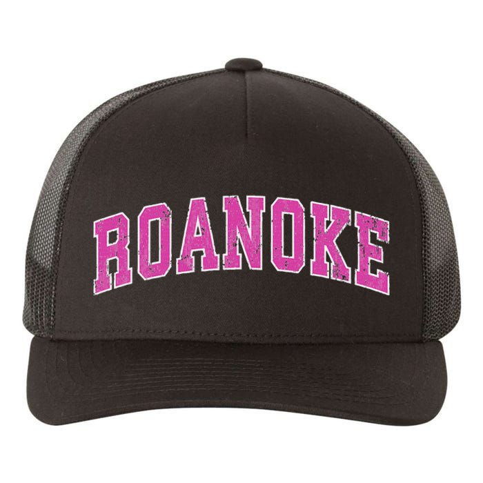 Roanoke Virginia Va Vintage Sports Design Design Yupoong Adult 5-Panel Trucker Hat