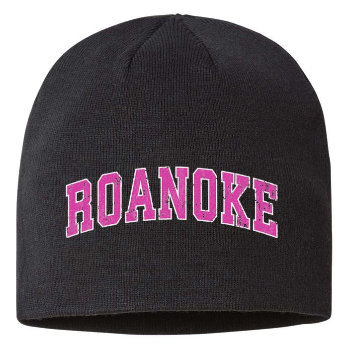 Roanoke Virginia Va Vintage Sports Design Design Sustainable Beanie