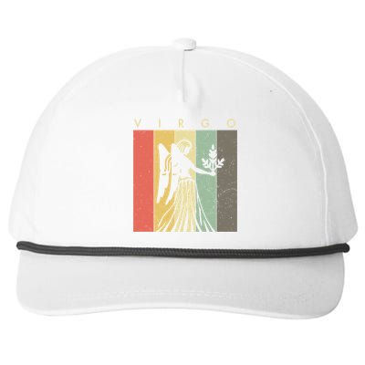 Retro Vintage Virgo Zodiac Great Gift Snapback Five-Panel Rope Hat