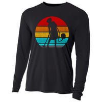 Retro Vintage Vacuum Cleaner Cooling Performance Long Sleeve Crew