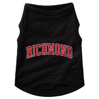 Richmond Virginia Va Vintage Sports Design Red Doggie Tank