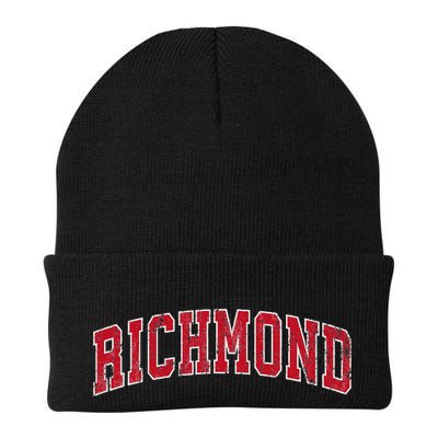 Richmond Virginia Va Vintage Sports Design Red Beanie