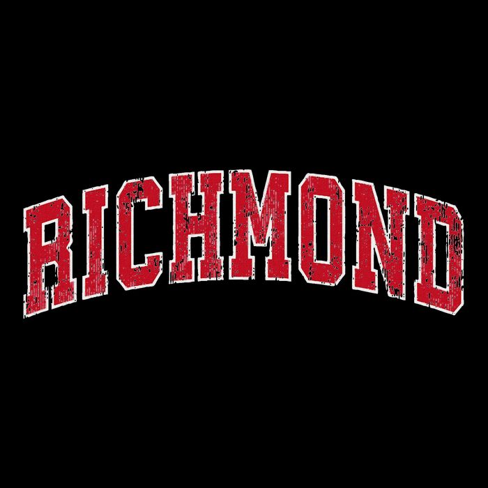 Richmond Virginia Va Vintage Sports Design Red Bag