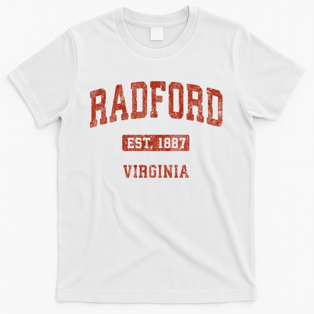 Radford Virginia Va Vintage Athletic Sports Design T-Shirt