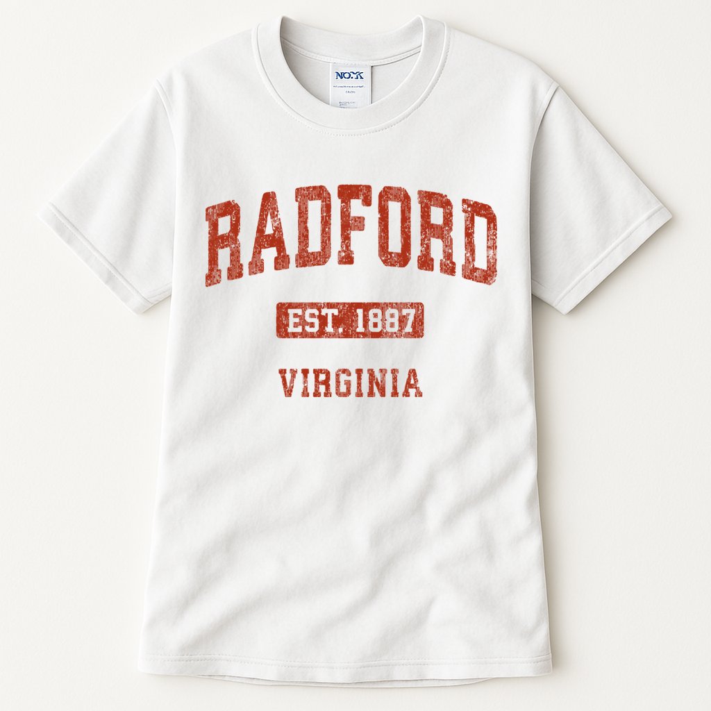 Radford Virginia Va Vintage Athletic Sports Design Tall T-Shirt