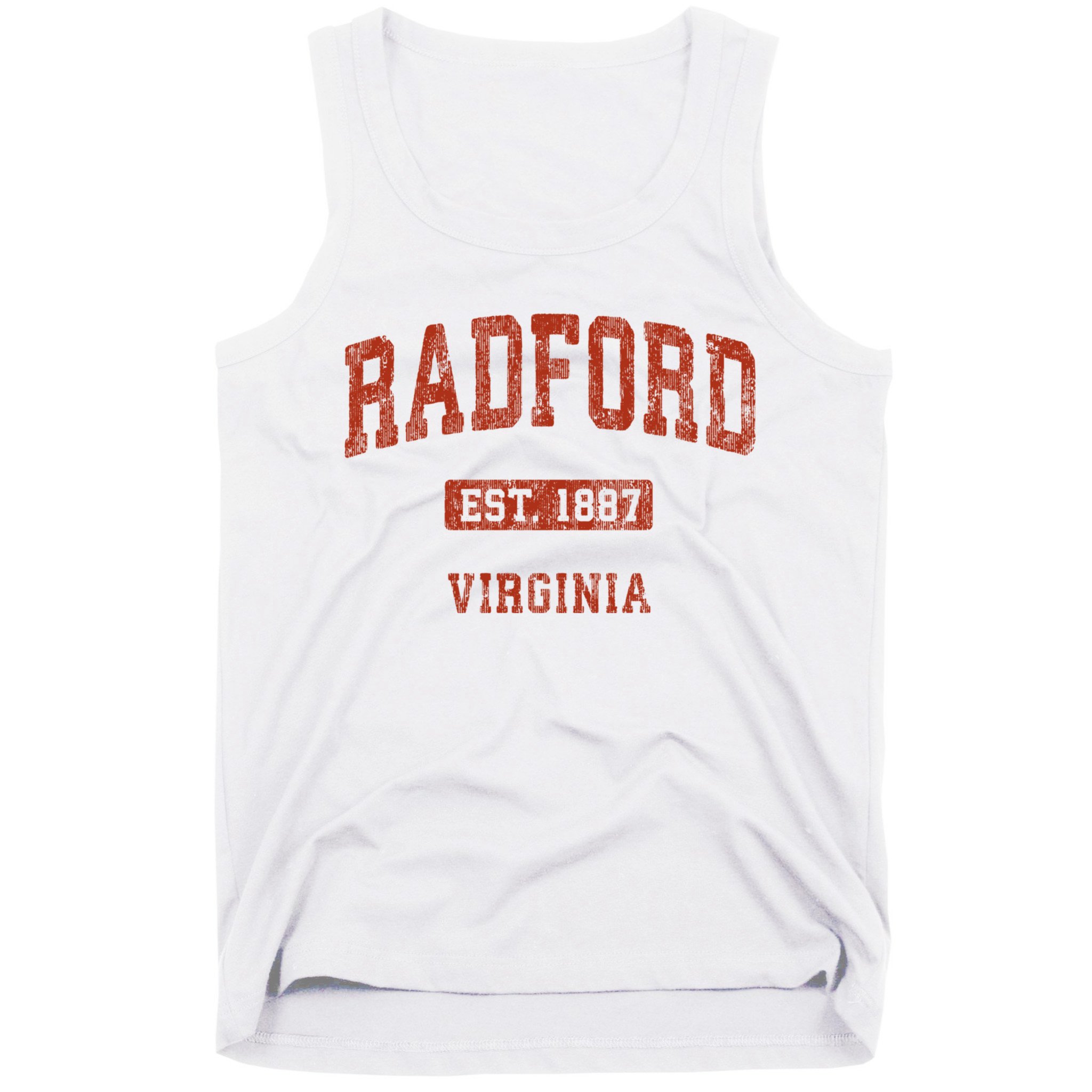 Radford Virginia Va Vintage Athletic Sports Design Tank Top