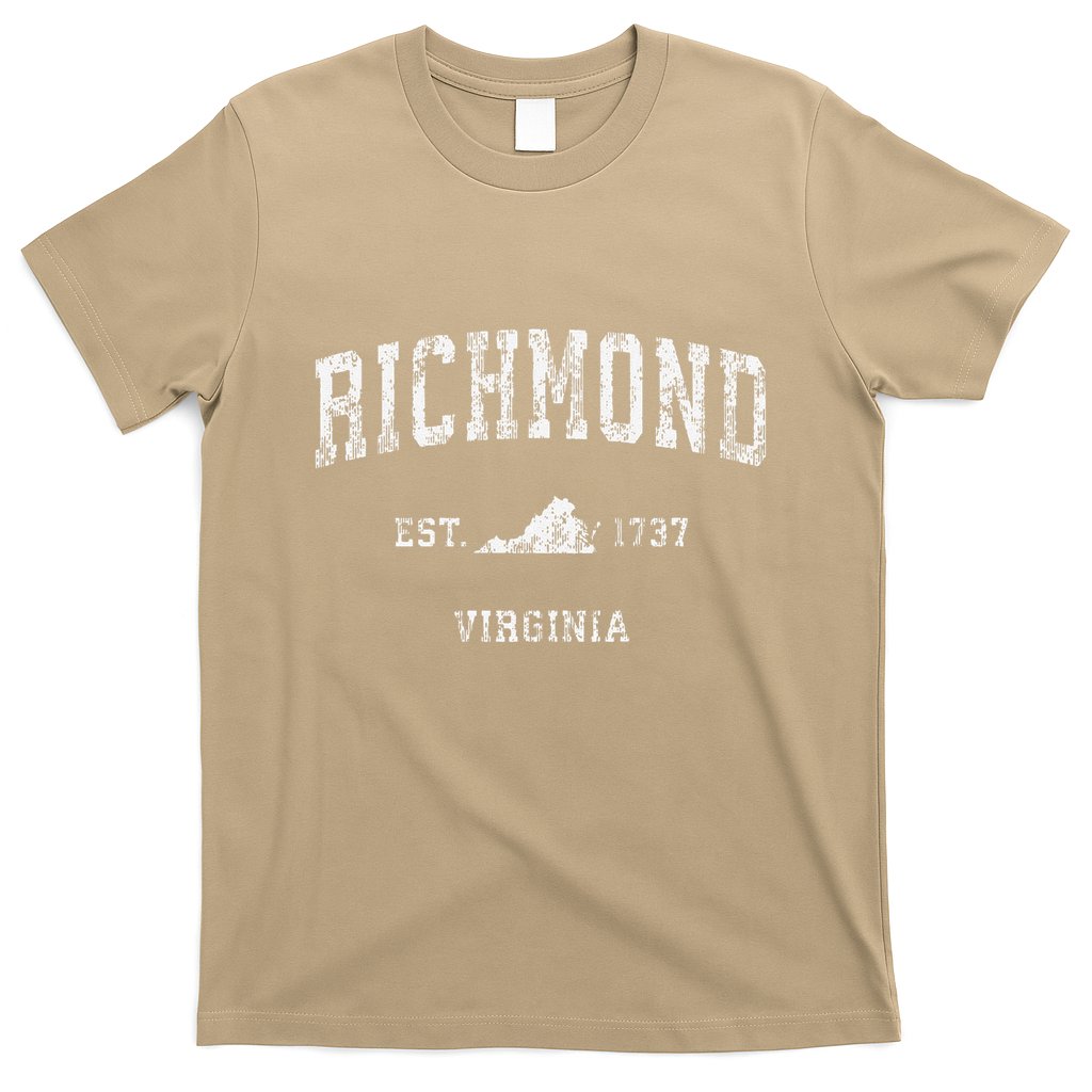 Richmond Virginia Va Vintage Athletic Sports T-Shirt