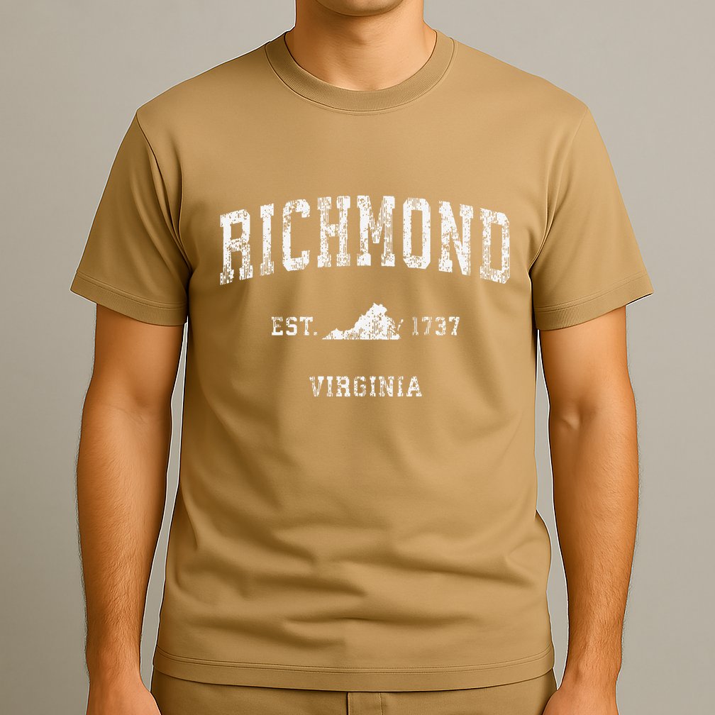 Richmond Virginia Va Vintage Athletic Sports T-Shirt