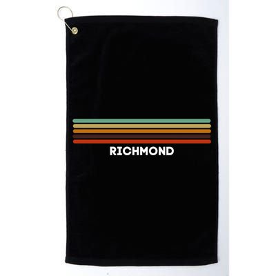 Richmond Virginia Va Us Cities Of America Retro Gift Golf Towel