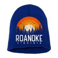 Roanoke Virginia Va Funny Gift Vintage 70s 80s 90s Retro Gift Cute Gift Short Acrylic Beanie