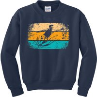 Retro Vintage Water Ski Kids Sweatshirt