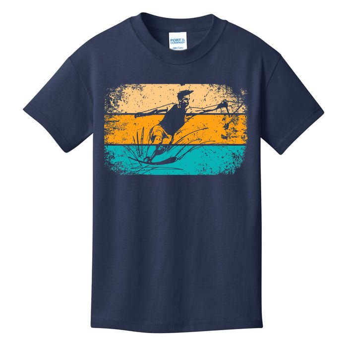 Retro Vintage Water Ski Kids T-Shirt