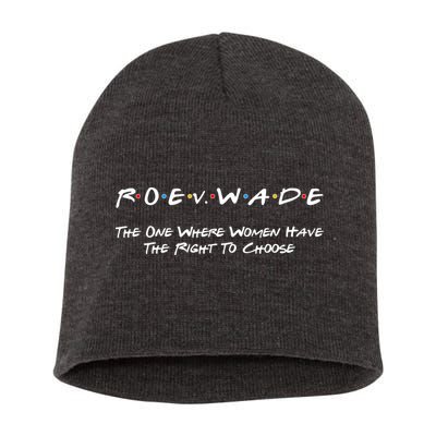 Roe Vs Wade The One Where Women Have The Right To Choose Short Acrylic Beanie