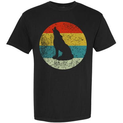 Retro Vintage Wolf Dog Garment-Dyed Heavyweight T-Shirt