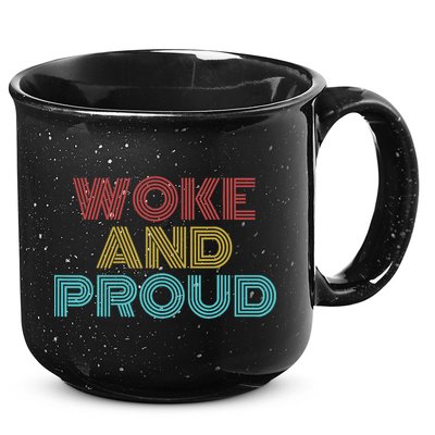 Retro Vintage Woke And Proud 15oz Campfire Ceramic Mug