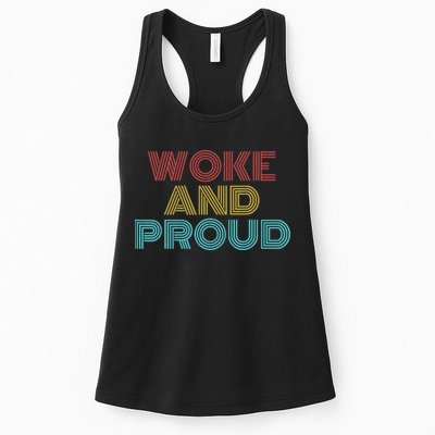 Retro Vintage Woke And Proud Womens Tank Top