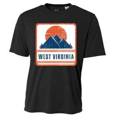 Retro Vintage West Virginia USA Mountain Gift For Men Cooling Performance Crew T-Shirt