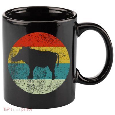 Retro Vintage Warthog 11oz C Handle Ceramic Mug