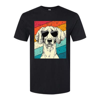 Retro Vintage Weimaraner With Sunglasses Dog Lovers Softstyle® CVC T-Shirt