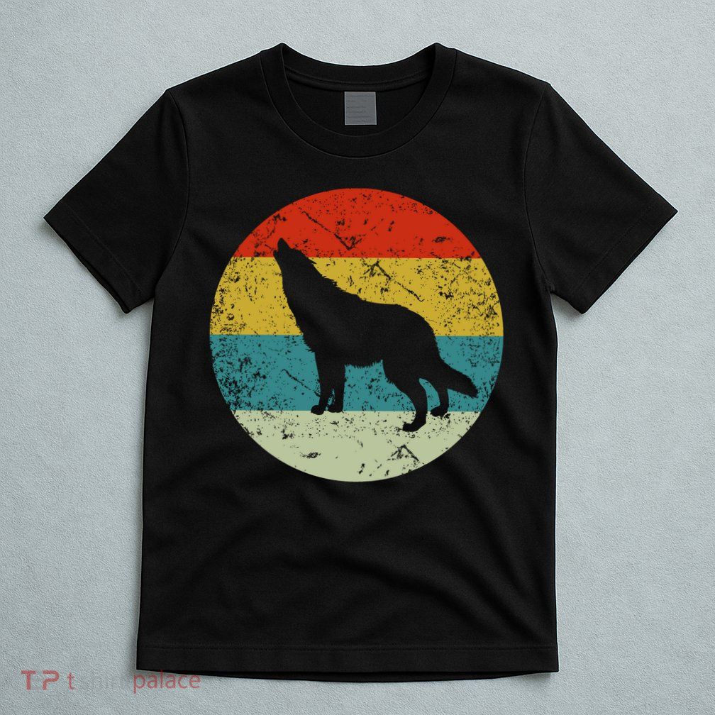 Retro Vintage Wolf T-Shirt