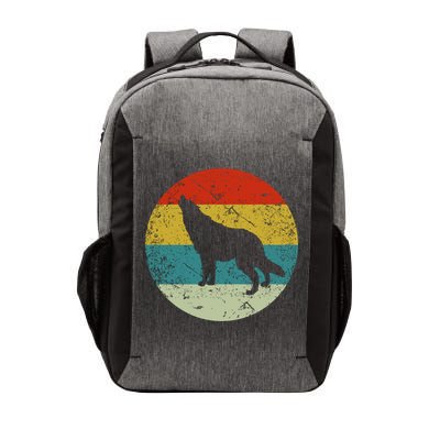 Retro Vintage Wolf Vector Backpack