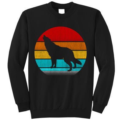 Retro Vintage Wolf Sweatshirt