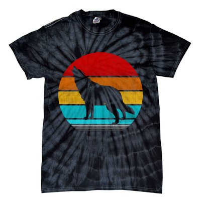 Retro Vintage Wolf Tie-Dye T-Shirt