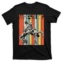 Retro Vintage Wrestling Player Gifts  T-Shirt