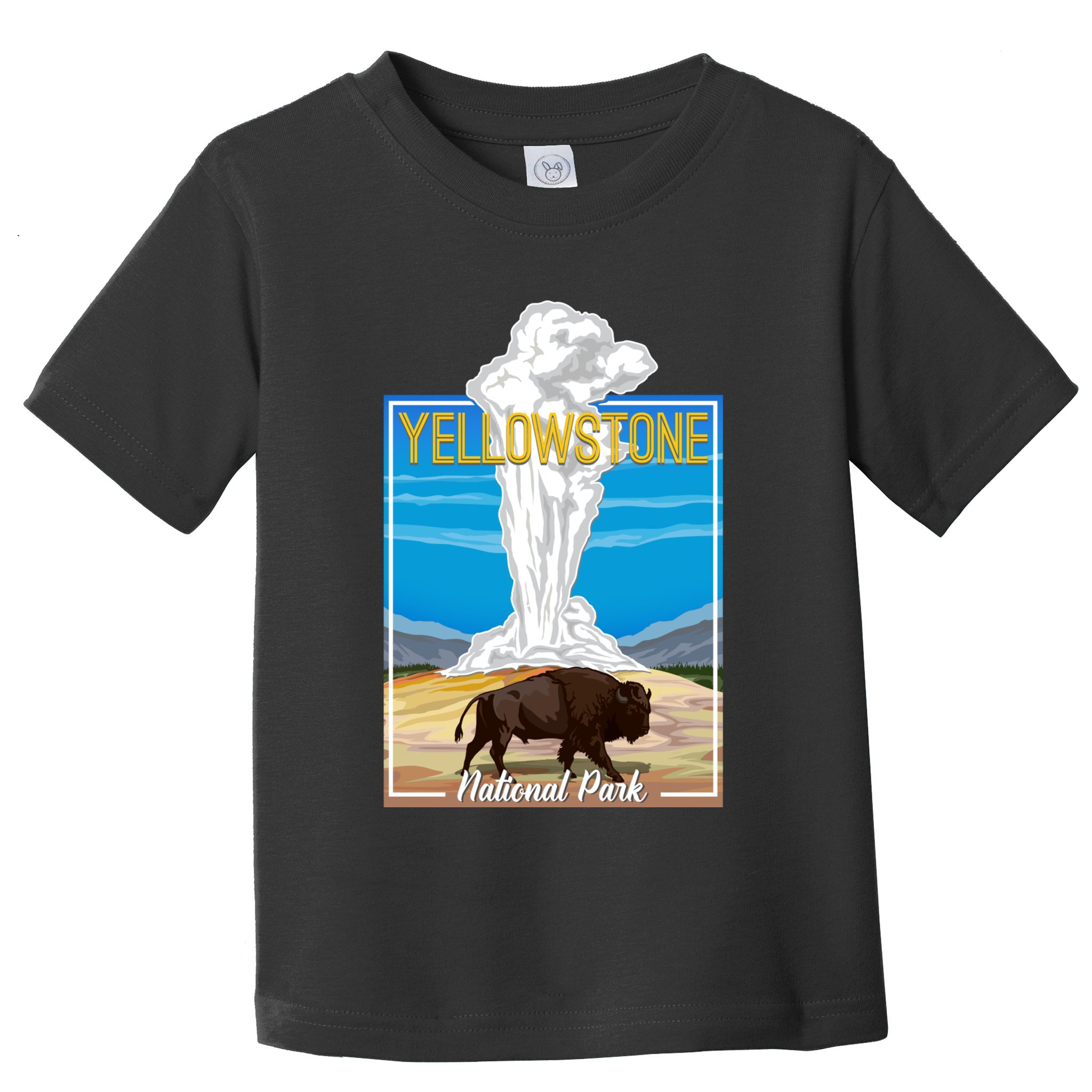 Retro Vintage Yellowstone National Park Toddler T-Shirt