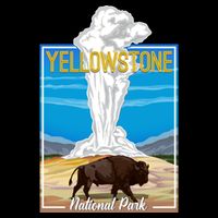 Retro Vintage Yellowstone National Park Toddler T-Shirt