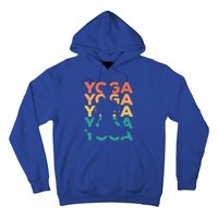 Retro Vintage Yoga Gift For Yogis Gift Hoodie