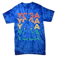 Retro Vintage Yoga Gift For Yogis Gift Tie-Dye T-Shirt