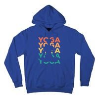 Retro Vintage Yoga Gift For Yogis Gift Tall Hoodie