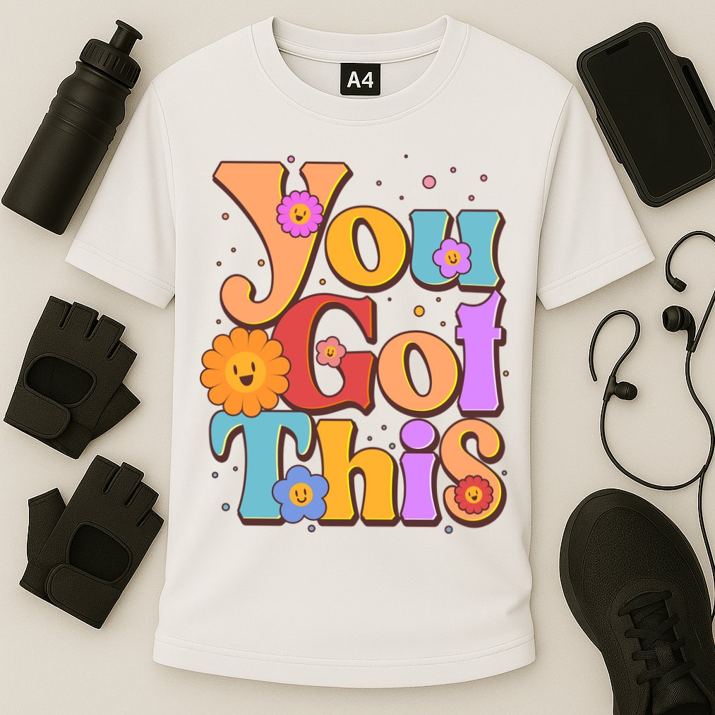 Retro Vintage You Got This Performance Shirt