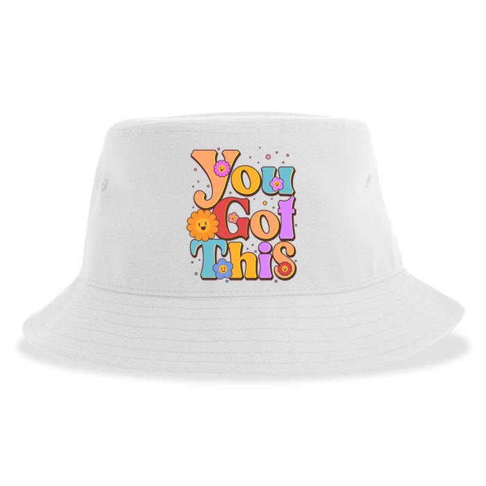 Retro Vintage You Got This Sustainable Bucket Hat