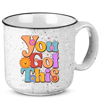 Retro Vintage You Got This 15oz Campfire Ceramic Mug