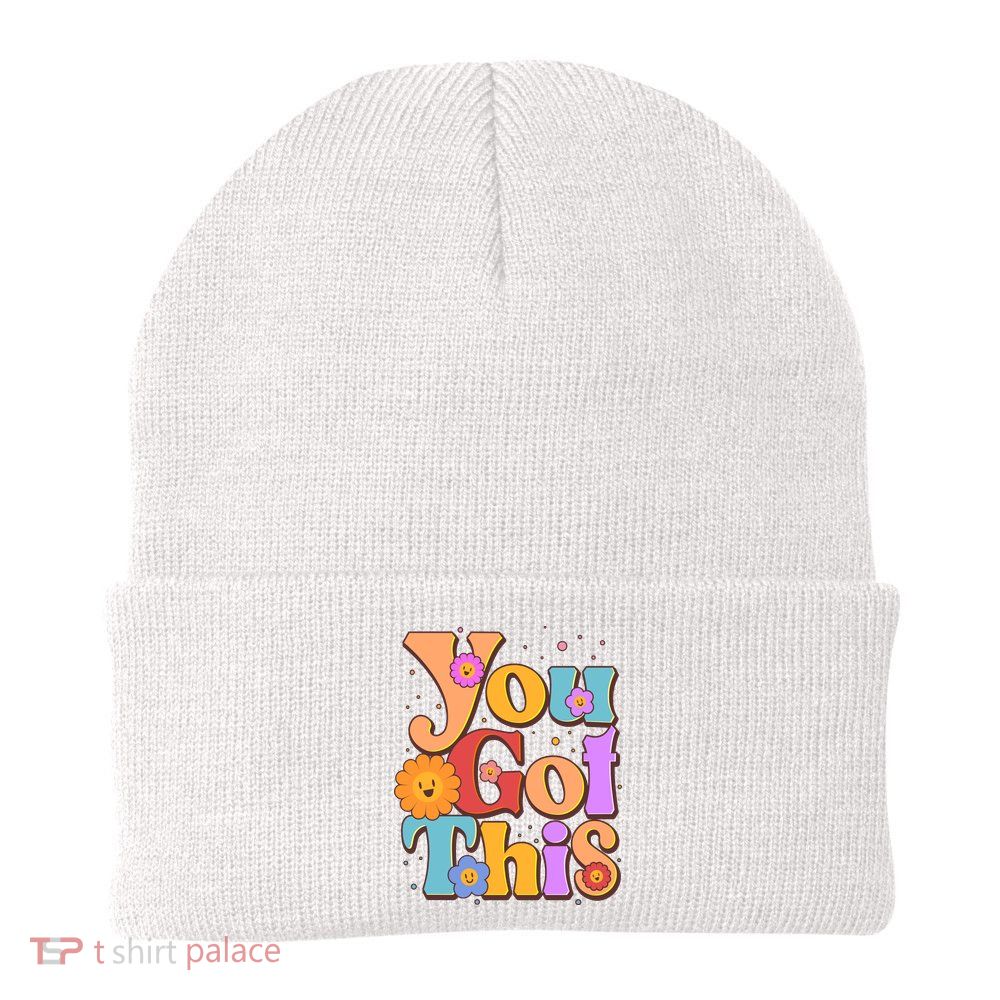 Retro Vintage You Got This Beanie